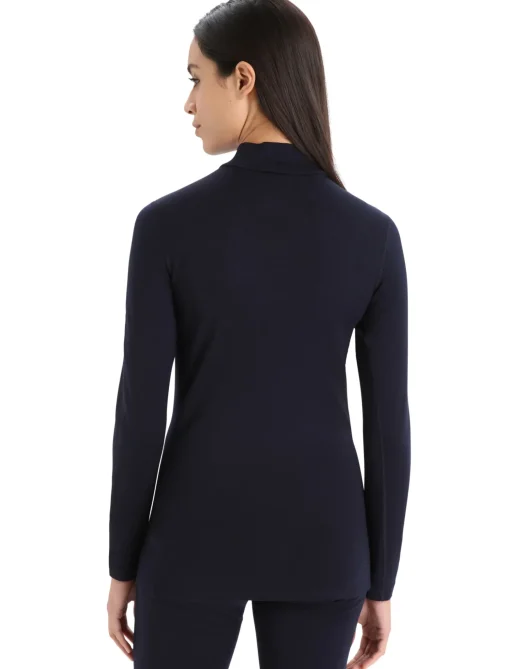 Damen Icebreaker Funktionswäsche & Base Layer^260 Tech Merino Rollkragenpullover Damen