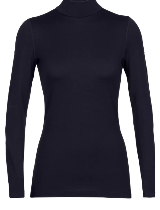 Damen Icebreaker Funktionswäsche & Base Layer^260 Tech Merino Rollkragenpullover Damen