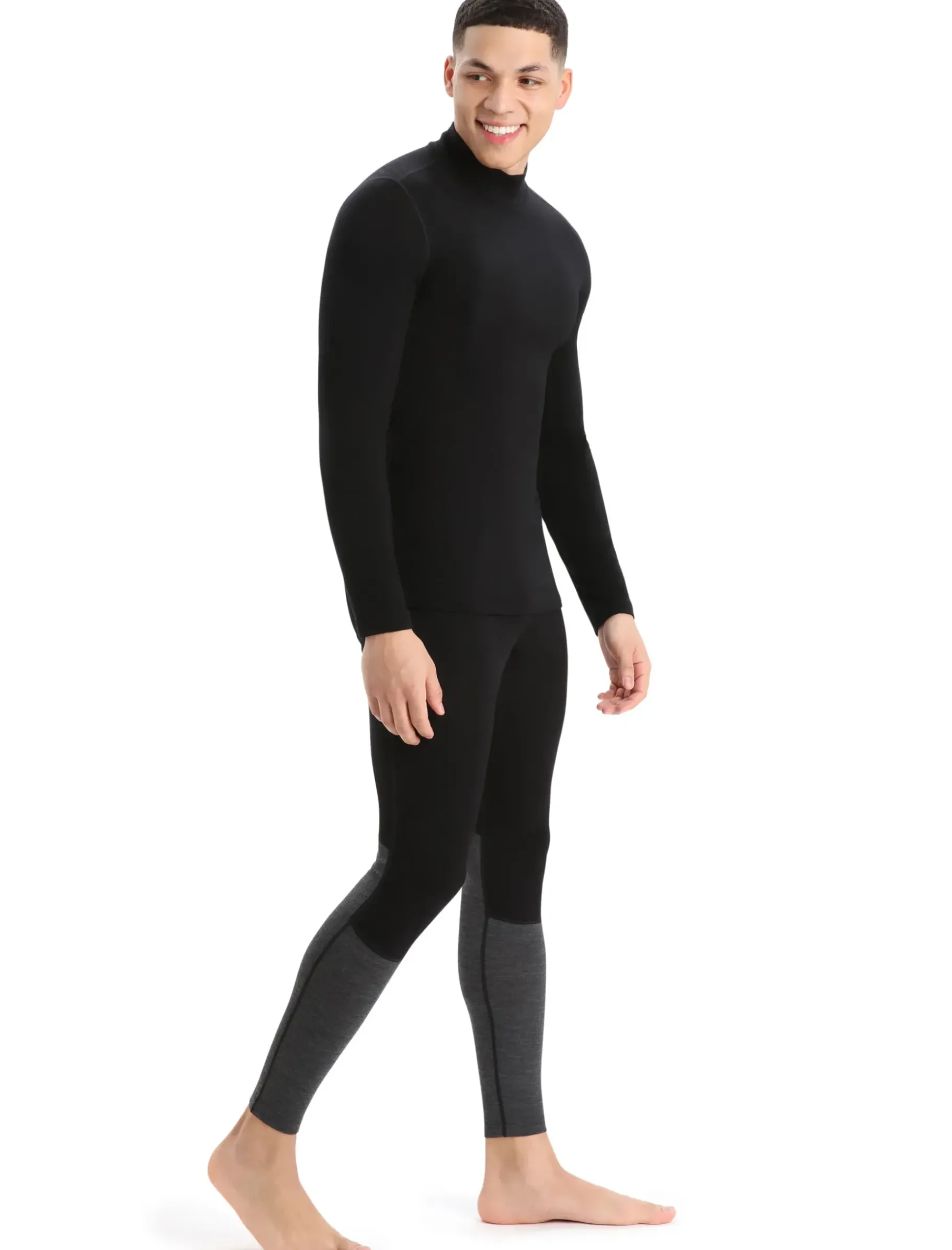 Herren Icebreaker Funktionswäsche & Base Layer^260 Tech Merino Rollkragenpullover Herren