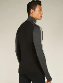 Herren Icebreaker Funktionswäsche & Base Layer^260 Zoneknit™ Merino Half-Zip-Langarmshirt Herren