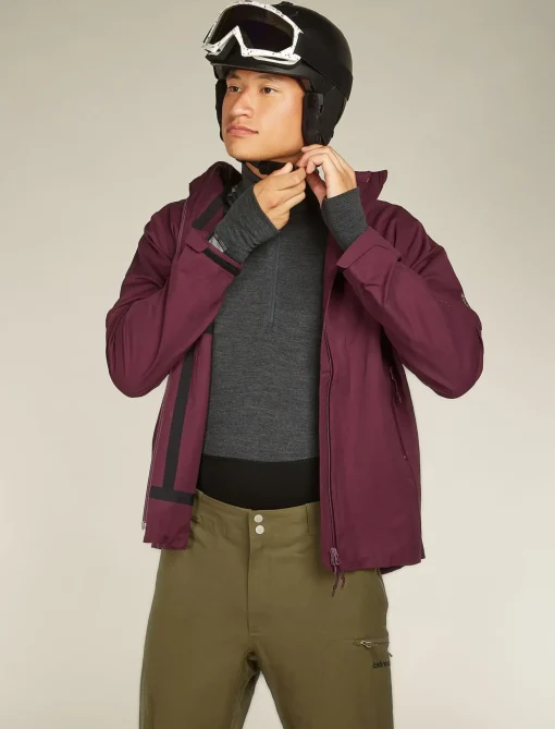 Herren Icebreaker Funktionswäsche & Base Layer^260 Zoneknit™ Merino Half-Zip-Langarmshirt Herren