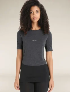 Damen Icebreaker Funktionswäsche & Base Layer^125 Zoneknit™ Merino Kurzarmshirt Damen
