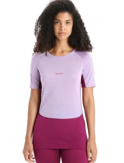 Damen Icebreaker Funktionswäsche & Base Layer^125 Zoneknit™ Merino Kurzarmshirt Damen