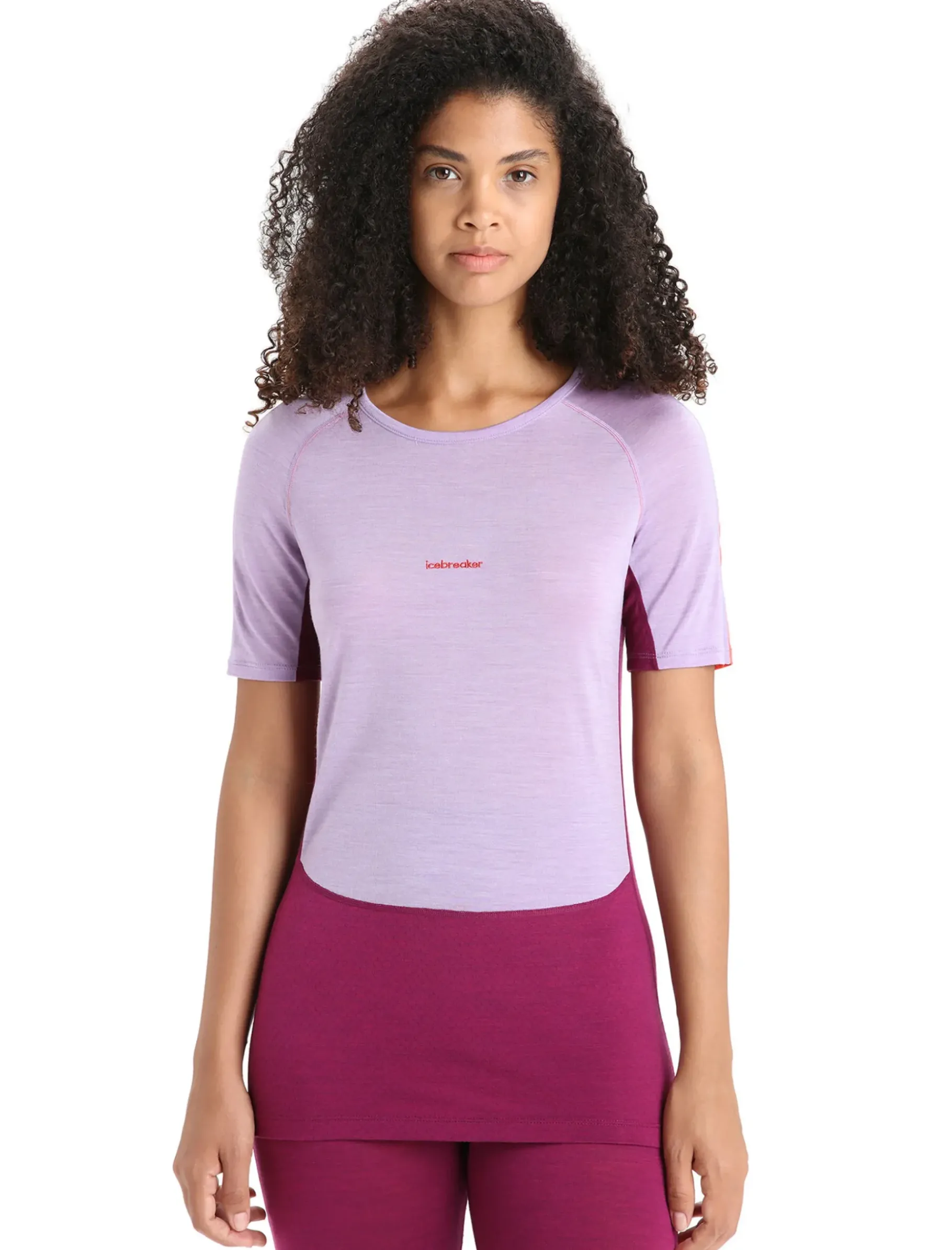 Damen Icebreaker Funktionswäsche & Base Layer^125 Zoneknit™ Merino Kurzarmshirt Damen