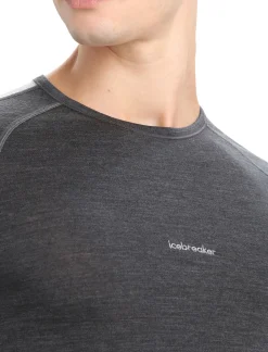 Herren Icebreaker Funktionswäsche & Base Layer^125 Zoneknit™ Merino Kurzarmshirt Herren