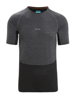 Herren Icebreaker Funktionswäsche & Base Layer^125 Zoneknit™ Merino Kurzarmshirt Herren