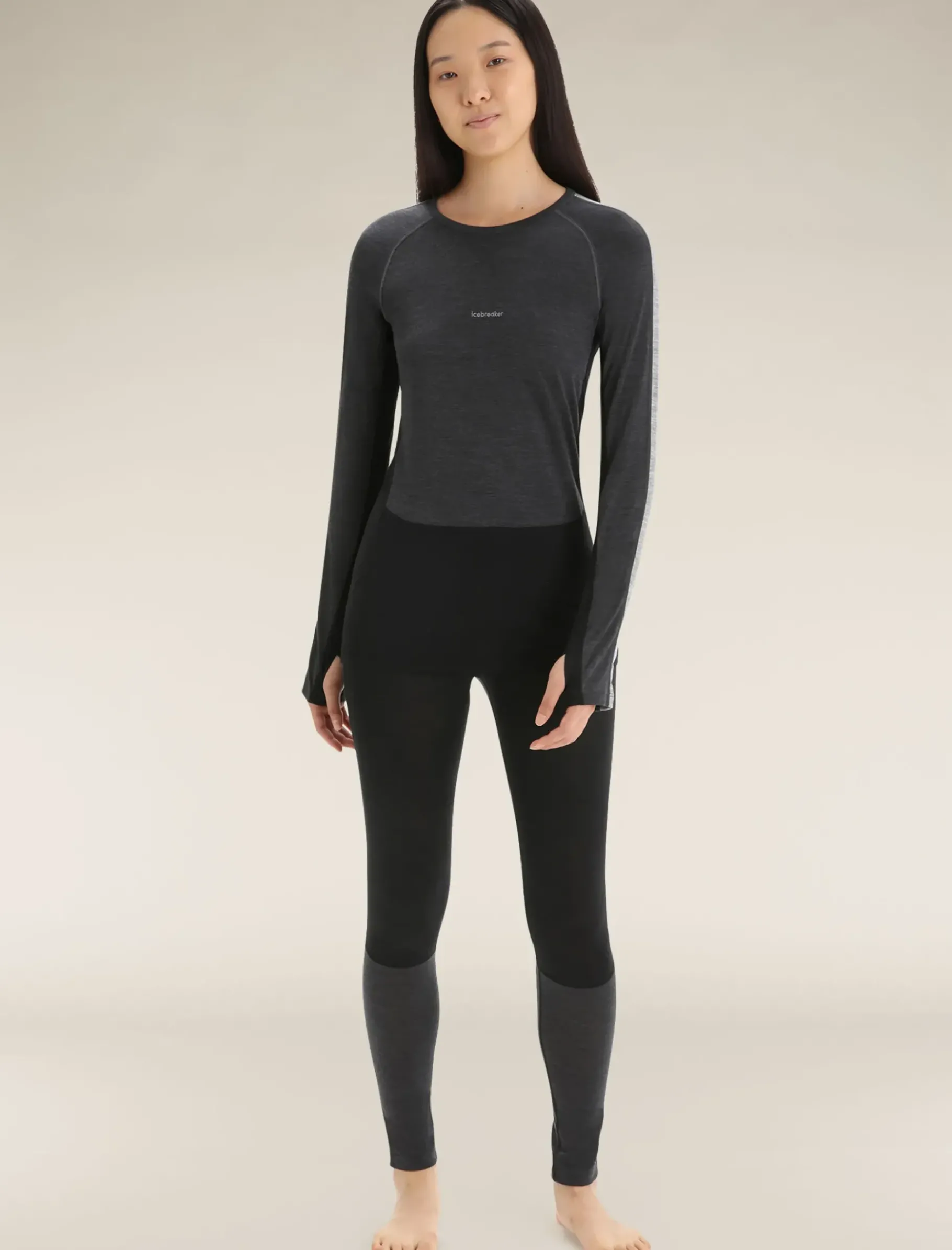 Damen Icebreaker Funktionswäsche & Base Layer^125 Zoneknit™ Merino Langarmshirt Damen
