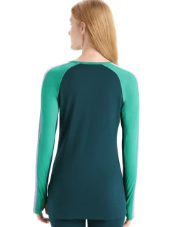 Damen Icebreaker Funktionswäsche & Base Layer^200 Zoneknit™ Merino Langarmshirt Damen