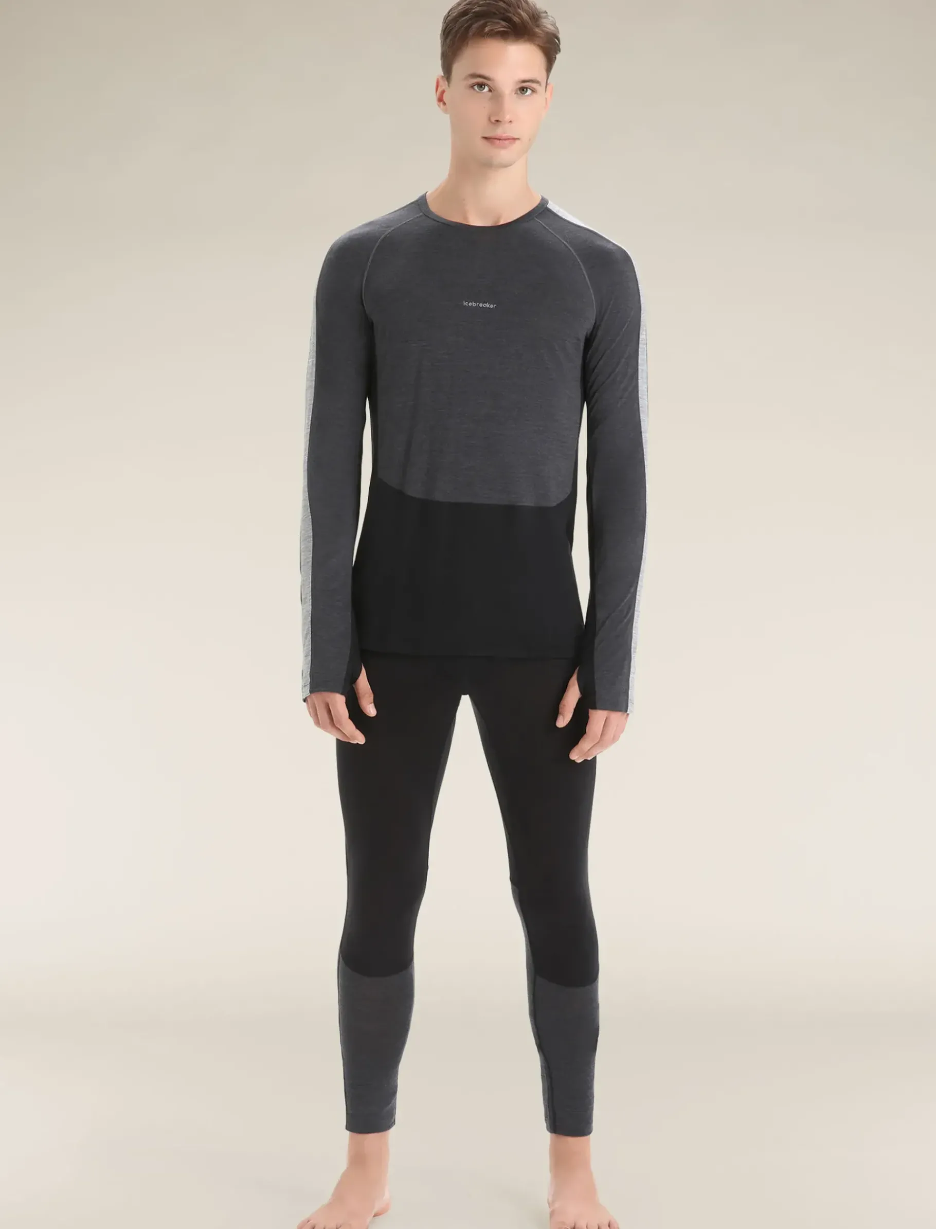 Herren Icebreaker Funktionswäsche & Base Layer^125 Zoneknit™ Merino Langarmshirt Herren