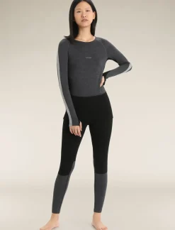Damen Icebreaker Funktionswäsche & Base Layer^200 Zoneknit™ Merino Langarmshirt Damen