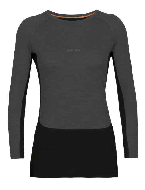 Damen Icebreaker Funktionswäsche & Base Layer^200 Zoneknit™ Merino Langarmshirt Damen