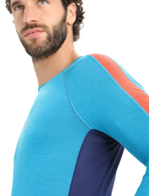 Herren Icebreaker Funktionswäsche & Base Layer^125 Zoneknit™ Merino Langarmshirt Herren