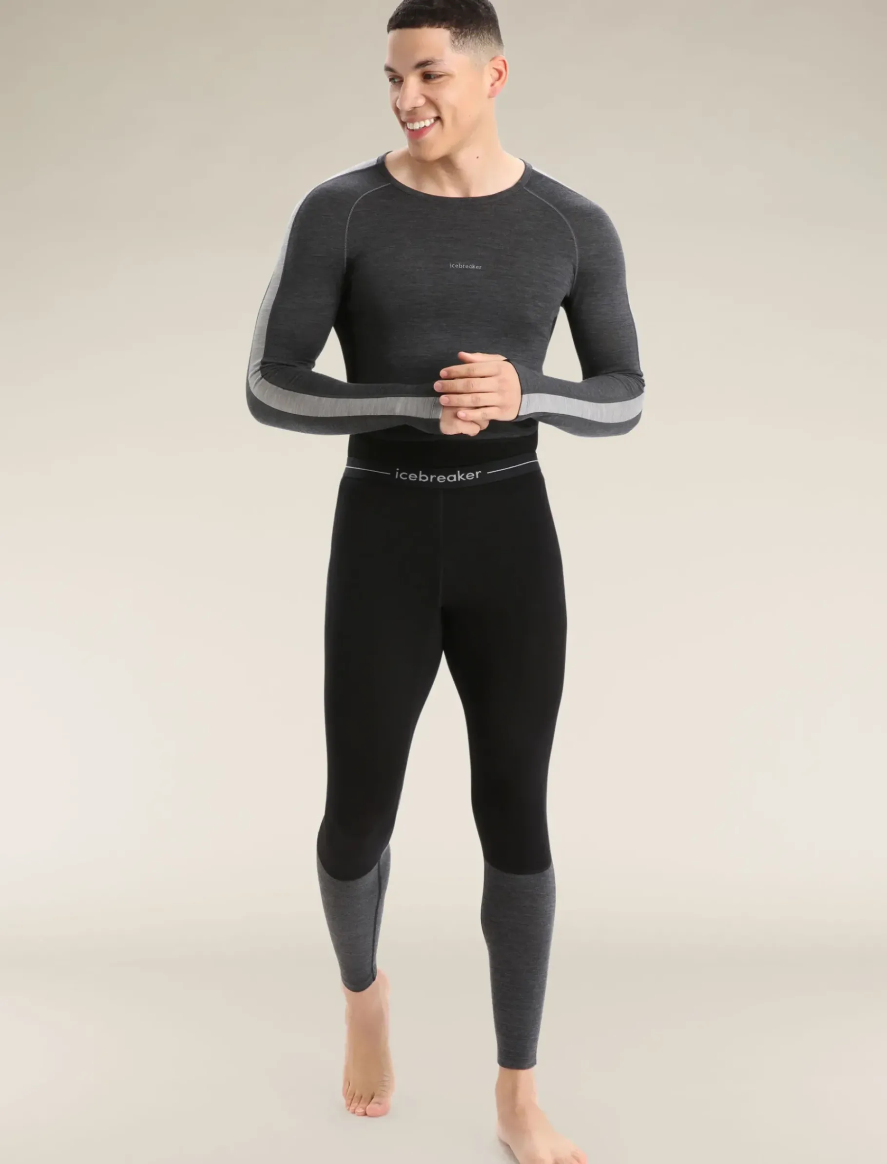 Herren Icebreaker Funktionswäsche & Base Layer^200 Zoneknit™ Merino Leggings Herren