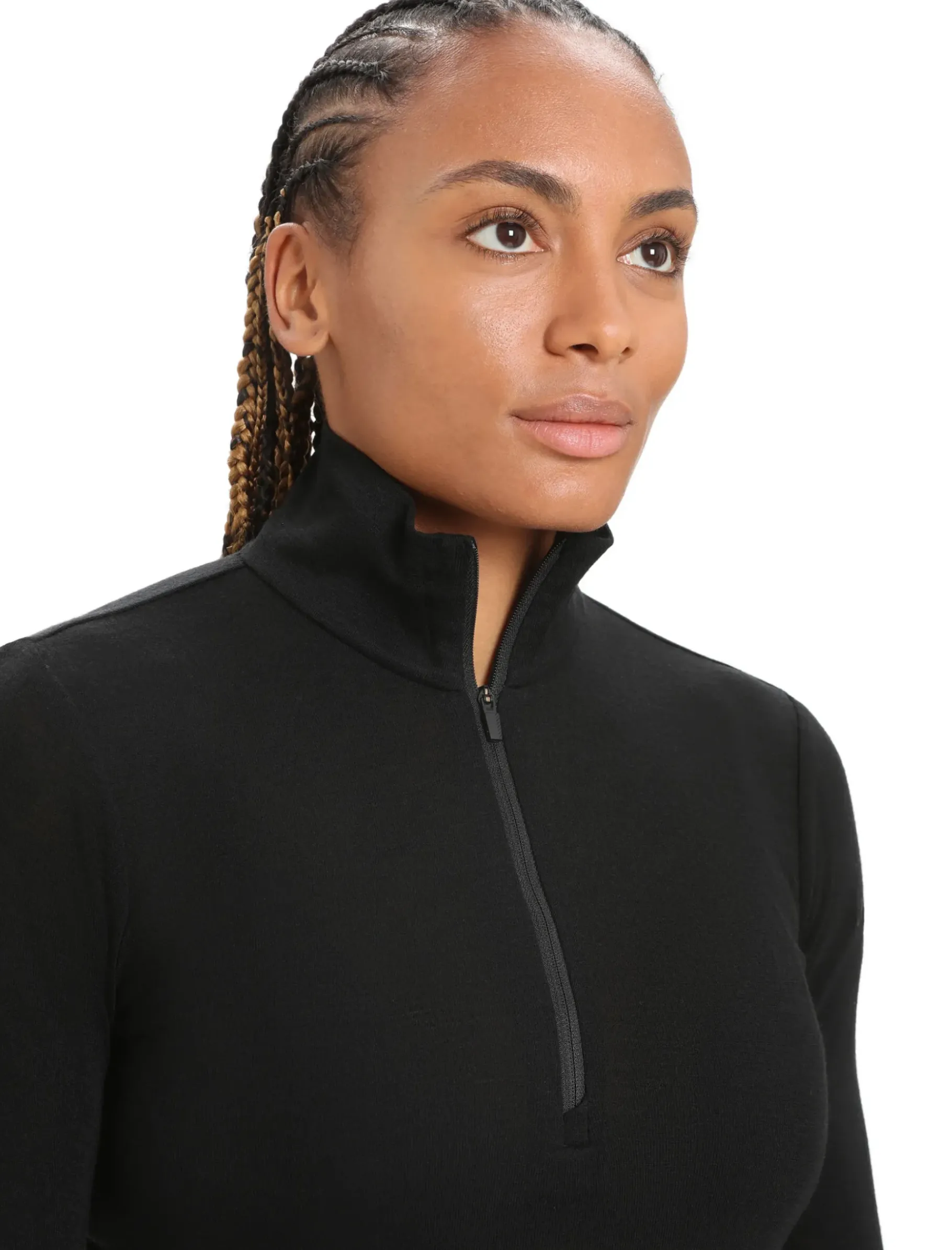 Damen Icebreaker Funktionswäsche & Base Layer^Merino 175 Everyday Half Zip Langarmshirt Damen
