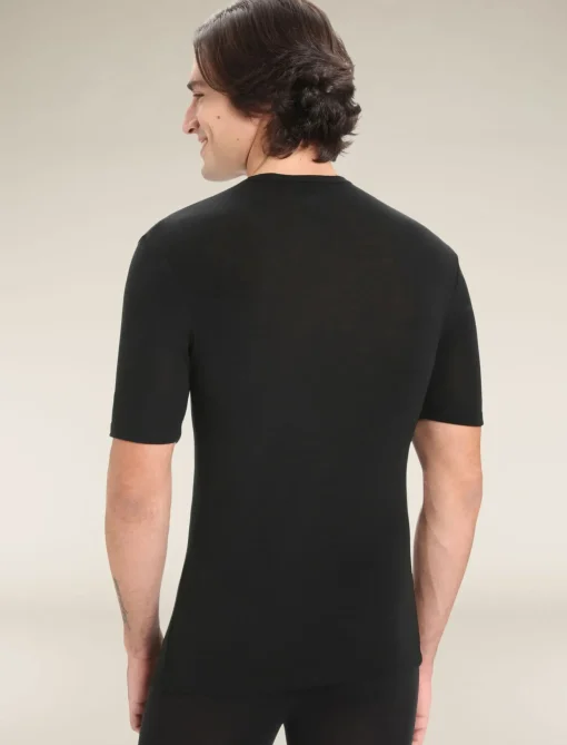 Herren Icebreaker Funktionswäsche & Base Layer^Merino 175 Everyday Thermo-Kurzarmshirt Mit Rundhalsausschnitt Herren