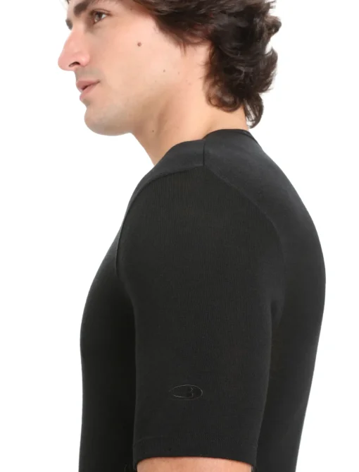 Herren Icebreaker Funktionswäsche & Base Layer^Merino 175 Everyday Thermo-Kurzarmshirt Mit Rundhalsausschnitt Herren