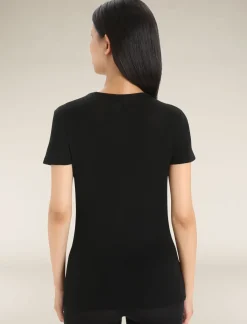 Damen Icebreaker Funktionswäsche & Base Layer^Merino 175 Everyday Thermo-Kurzarmshirt Mit Rundhalsausschnitt Damen