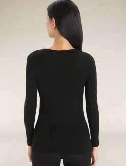 Damen Icebreaker Funktionswäsche & Base Layer^Merino 175 Everyday Thermo-Langarmshirt Mit Rundhalsausschnitt Damen