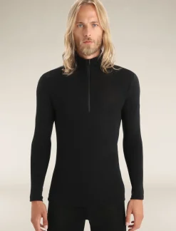 Herren Icebreaker Funktionswäsche & Base Layer^Merino 175 Everyday Thermo-Langarmshirt Mit Halblangem Reisverschluss Herren