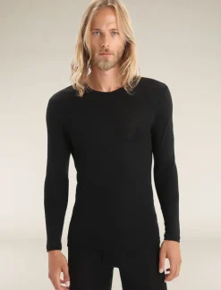 Herren Icebreaker Funktionswäsche & Base Layer^Merino 175 Everyday Thermo-Langarmshirt Mit Rundhalsausschnitt Herren