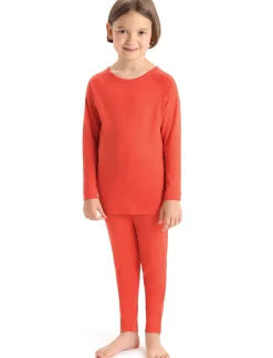 Kinder Icebreaker Oberteile & Unterteile^Merino 200 Oasis Langarmshirt Kinder