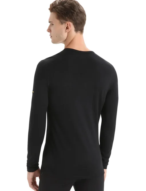 Herren Icebreaker Funktionswäsche & Base Layer^Merino 200 Oasis Langarmshirt Ski Stripes Herren