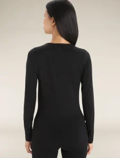 Damen Icebreaker Funktionswäsche & Base Layer^Merino 200 Oasis Thermo-Langarmshirt Mit U-Ausschnitt Damen