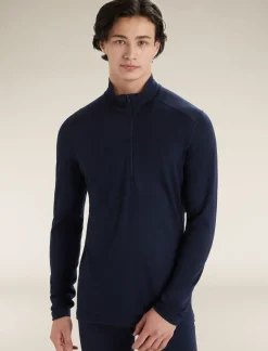 Herren Icebreaker Funktionswäsche & Base Layer^Merino 200 Oasis Thermo-Langarmshirt Mit Halblangem Reisverschluss Herren