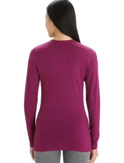 Damen Icebreaker Funktionswäsche & Base Layer^Merino 200 Oasis Thermo-Langarmshirt Mit Rundhalsausschnitt Damen