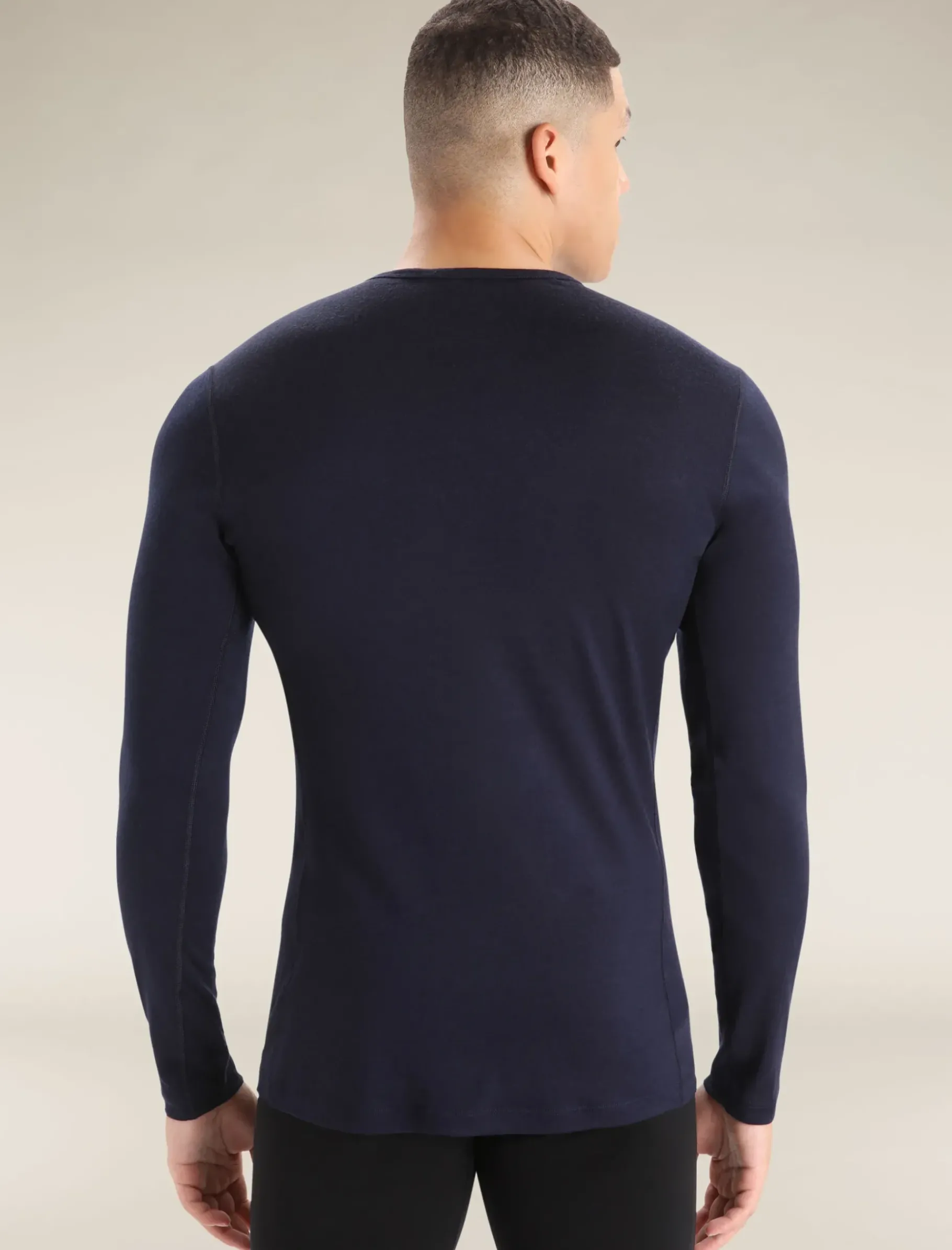 Herren Icebreaker Funktionswäsche & Base Layer^Merino 200 Oasis Thermo-Langarmshirt Mit Rundhalsausschnitt Herren