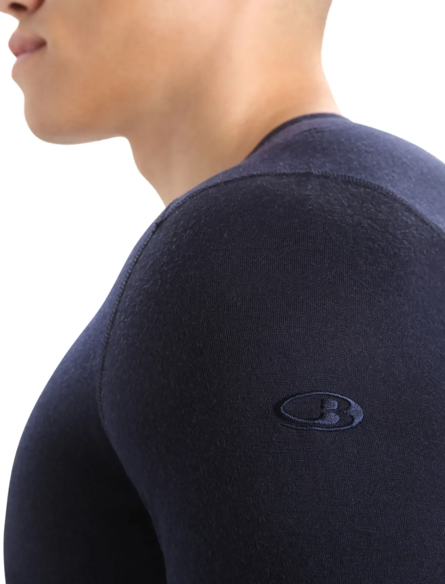 Herren Icebreaker Funktionswäsche & Base Layer^Merino 200 Oasis Thermo-Langarmshirt Mit Rundhalsausschnitt Herren