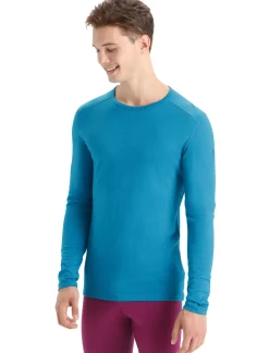 Herren Icebreaker Funktionswäsche & Base Layer^Merino 200 Oasis Thermo-Langarmshirt Mit Rundhalsausschnitt Herren