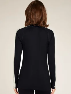 Damen Icebreaker Funktionswäsche & Base Layer^Merino 200 Sonebula Langarmshirt Mit Hohem Kragen Damen