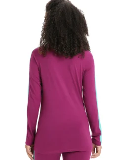 Damen Icebreaker Funktionswäsche & Base Layer^Merino 200 Sonebula Langarmshirt Mit Hohem Kragen Damen