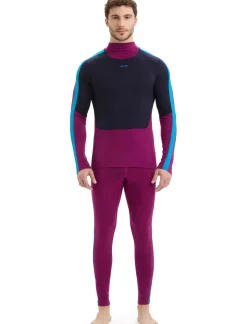 Herren Icebreaker Funktionswäsche & Base Layer^Merino 200 Sonebula Langarmshirt Mit Hohem Kragen Herren
