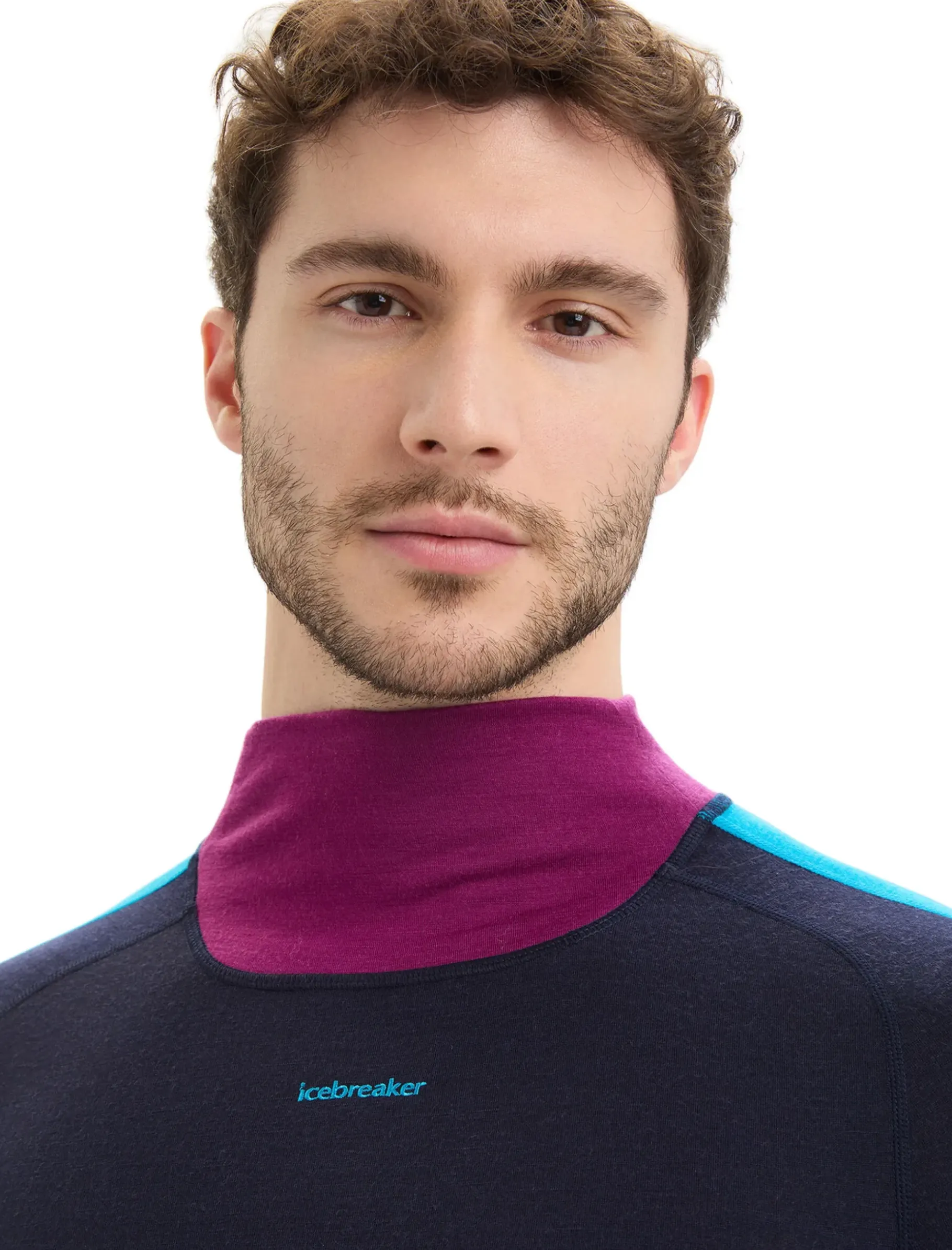 Herren Icebreaker Funktionswäsche & Base Layer^Merino 200 Sonebula Langarmshirt Mit Hohem Kragen Herren