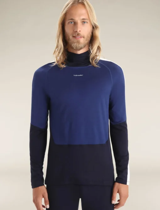 Herren Icebreaker Funktionswäsche & Base Layer^Merino 200 Sonebula Langarmshirt Mit Hohem Kragen Herren
