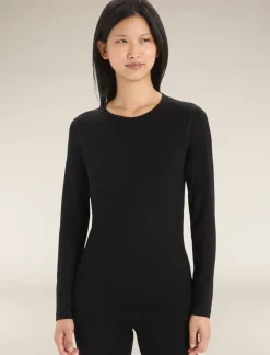 Damen Icebreaker Funktionswäsche & Base Layer^Merino 260 Tech Thermo-Langarmshirt Mit Rundhalsausschnitt Damen