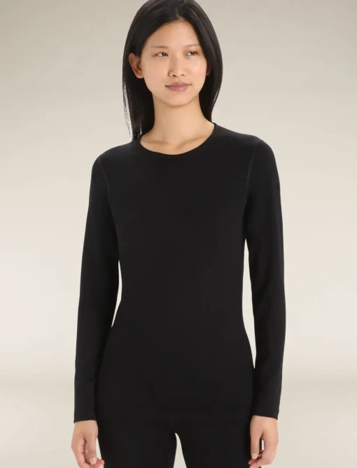 Damen Icebreaker Funktionswäsche & Base Layer^Merino 260 Tech Thermo-Langarmshirt Mit Rundhalsausschnitt Damen