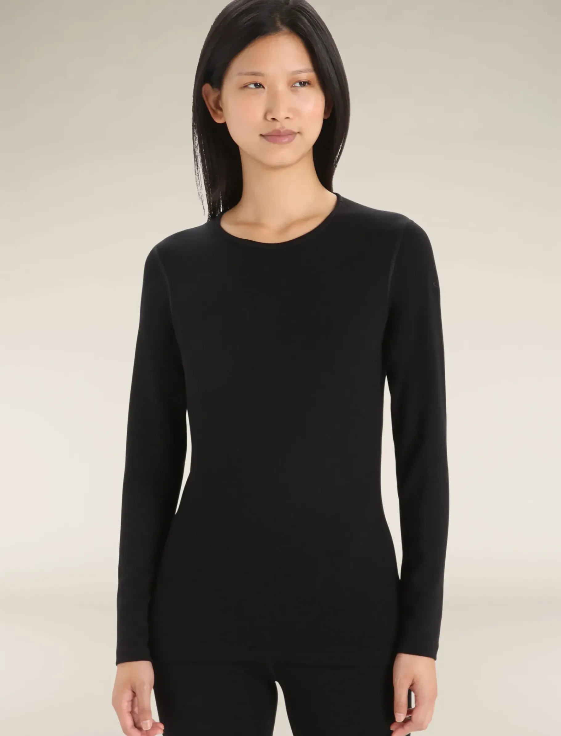 Damen Icebreaker Funktionswäsche & Base Layer^Merino 260 Tech Thermo-Langarmshirt Mit Rundhalsausschnitt Damen