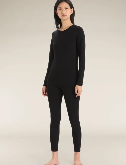 Damen Icebreaker Funktionswäsche & Base Layer^Merino 260 Tech Thermo-Langarmshirt Mit Rundhalsausschnitt Damen