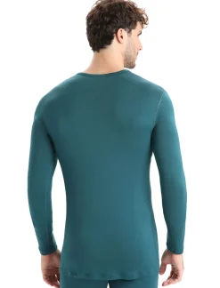 Herren Icebreaker Funktionswäsche & Base Layer^Merino 260 Tech Thermo-Langarmshirt Mit Rundhalsausschnitt Herren