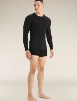 Herren Icebreaker Langärmlige Oberteile^Merino Anatomica Langarmshirt Herren