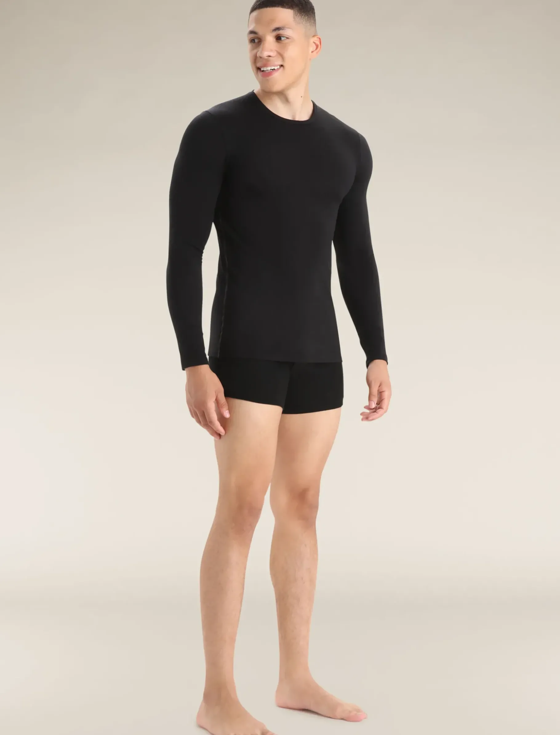Herren Icebreaker Langärmlige Oberteile^Merino Anatomica Langarmshirt Herren
