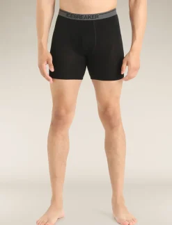 Herren Icebreaker Unterwäsche^Merino Anatomica Lange Boxershorts Herren