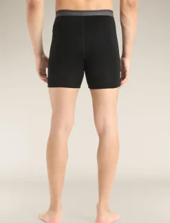 Herren Icebreaker Unterwäsche^Merino Anatomica Lange Boxershorts Herren