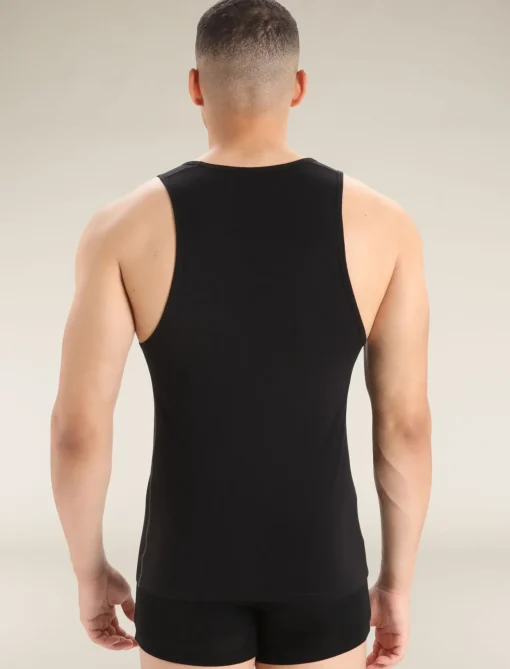 Herren Icebreaker Unterwäsche^Merino Anatomica Tanktop Herren