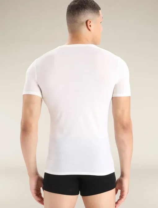 Herren Icebreaker Kurzarmshirts^Merino Anatomica T-Shirt Mit V-Ausschnitt Herren