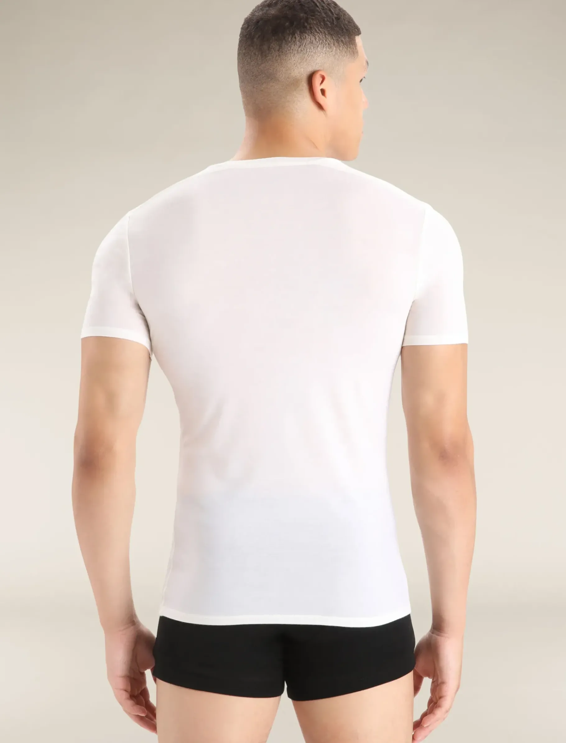 Herren Icebreaker Kurzarmshirts^Merino Anatomica T-Shirt Mit V-Ausschnitt Herren