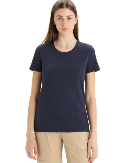 Damen Icebreaker Kurzarmshirts^Merino Central Classic T-Shirt Damen